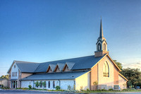 "Dripping Springs Baptist Church", HDR, church, buildings, architecture, photography, photographer, photograph