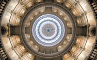 Looking up in the Texas State Capital Building