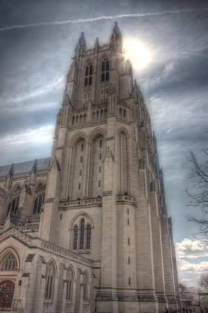 "National Cathedral", "National Cathedral tower", "church tower", church, tower, HDR, Georgetown, photograph, photographer, photography